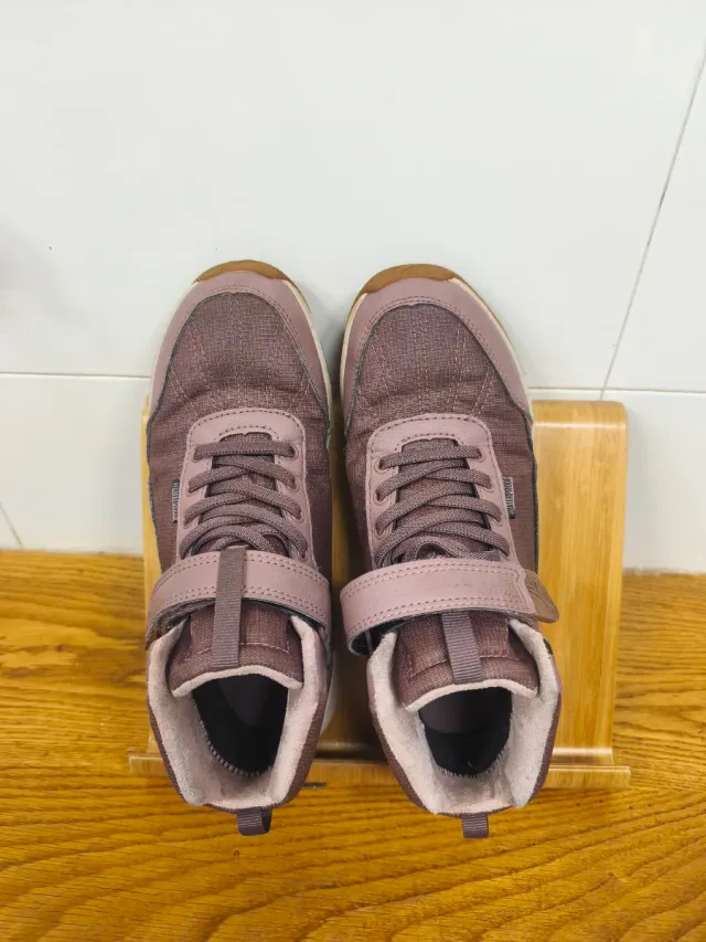 Botas niña NEWFEEL impermeables rosa/morado