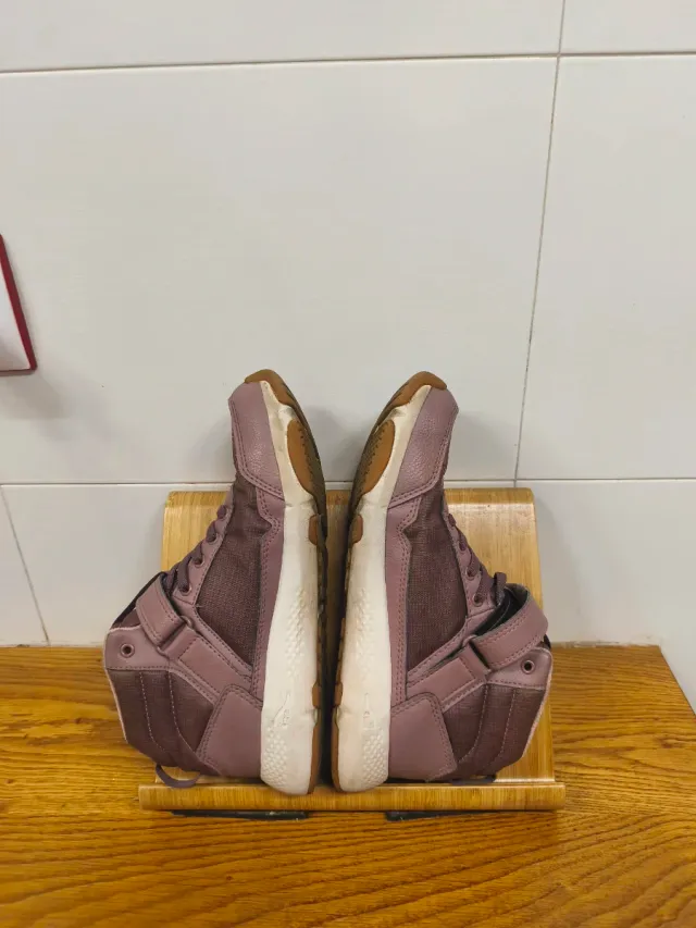 Botas niña NEWFEEL impermeables rosa/morado