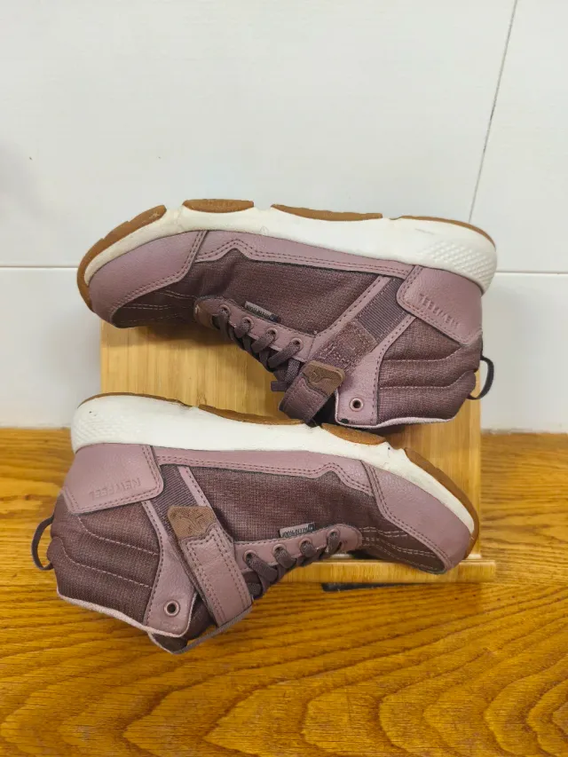 Botas niña NEWFEEL impermeables rosa/morado