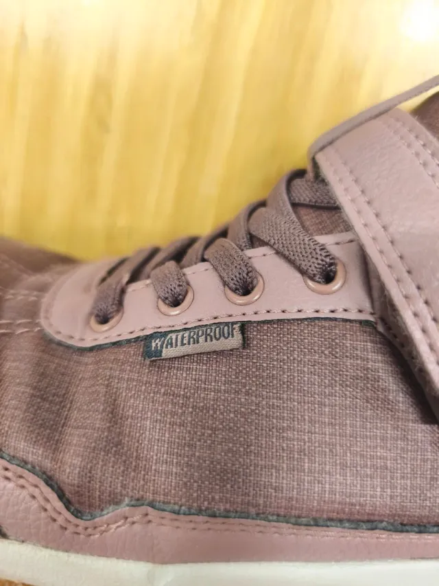 Botas niña NEWFEEL impermeables rosa/morado