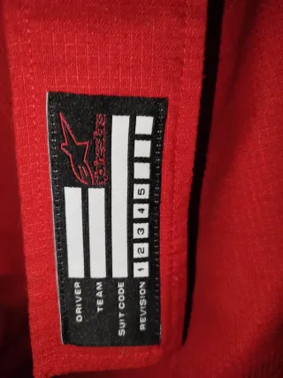 Mono Alpinestars Rojo Talla 52