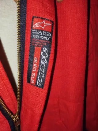 Mono Alpinestars Rojo Talla 52