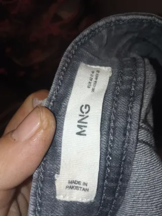 Pantalón vaquero gris hombre