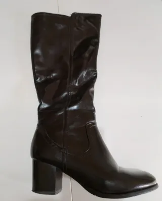 Stivali donna pelle neri n. 39