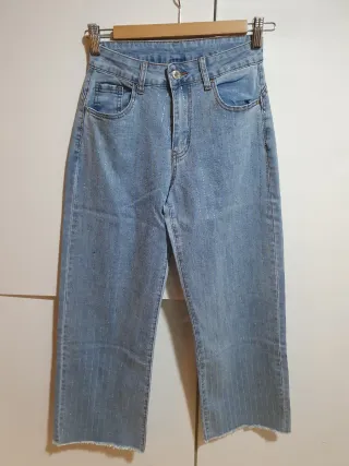 Pantalón vaquero mujer con brillos T/M