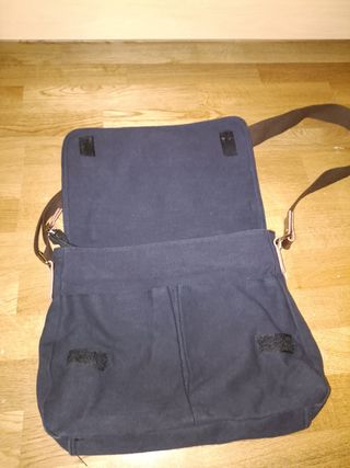 Bandolera de lona CHEREEKI azul marino