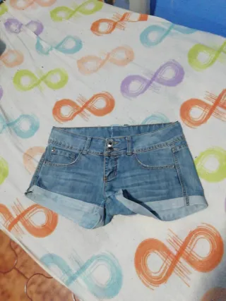 Pantalón corto vaquero mujer