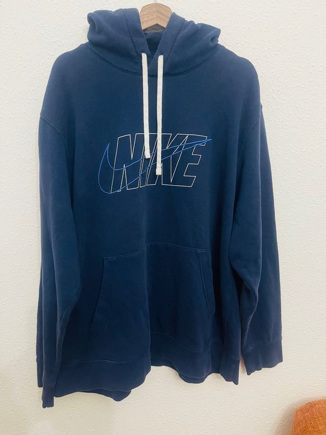 Sudadera Nike Azul con Logo