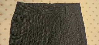 Pantalones de vestir azul marino y marrones