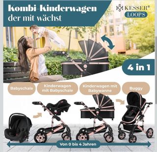 Carro bebé KESSER LOOPS + complementos
