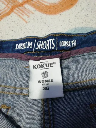 Pantalón corto vaquero mujer