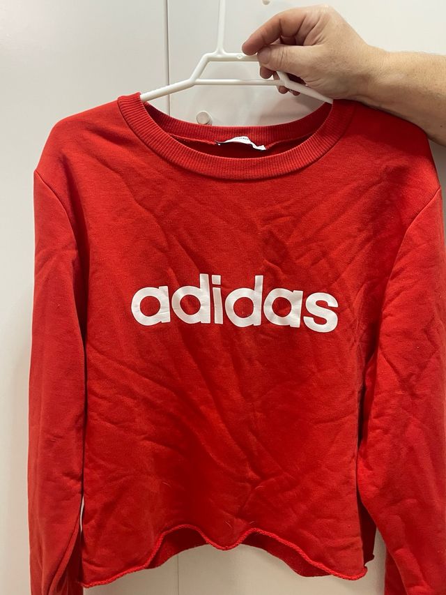 Sudadera Adidas Roja