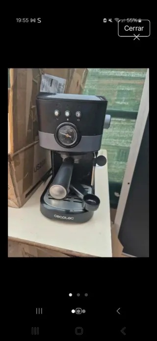 Cafetera Cecotec Negra