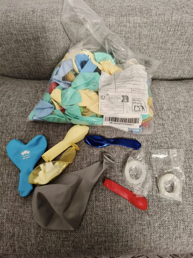 Pack globos fiesta colores