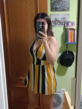 Mono Bershka Talla S Rayas