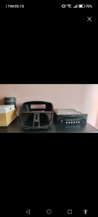 Stereo Peugeot 207 display