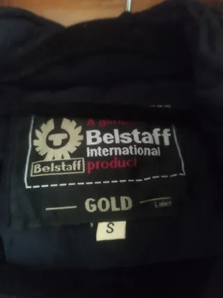 Abrigo acolchado Belstaff azul marino Talla S perf