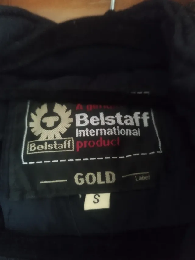 Abrigo acolchado Belstaff azul marino Talla S perf