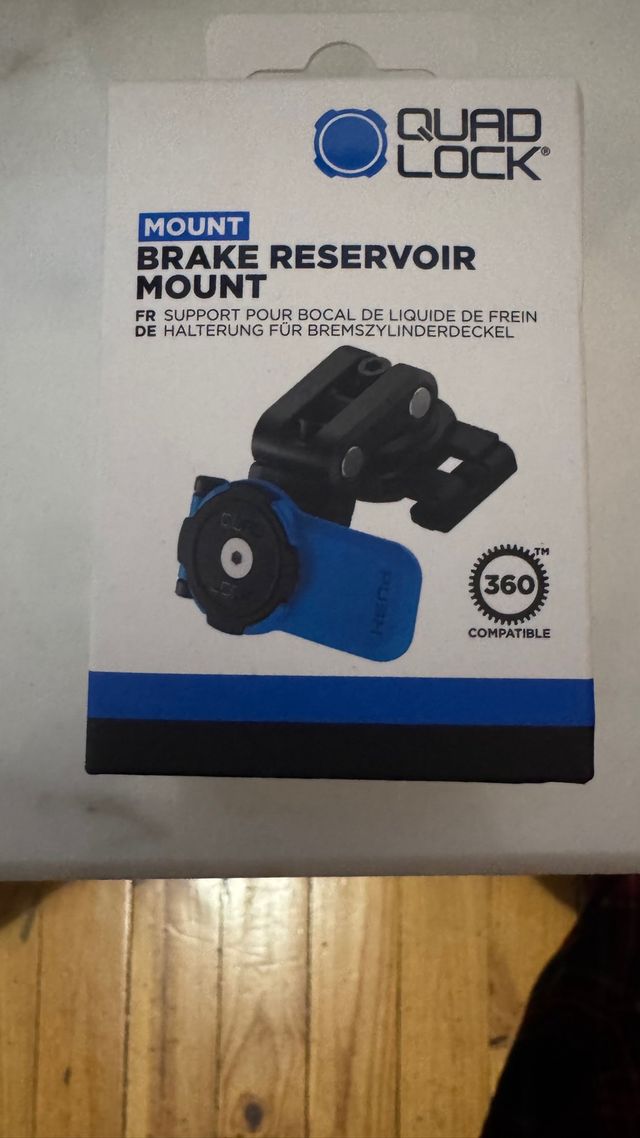 Soporte Quad Lock Depósito Freno Moto