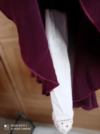 Traje Flamenca Morado Talla 44