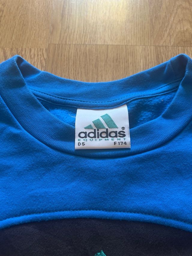 Sweat Adidas Equipment Vintage Azul/Rojo/Negro XL