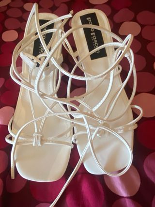 Sandalias Paco Rascón blanca