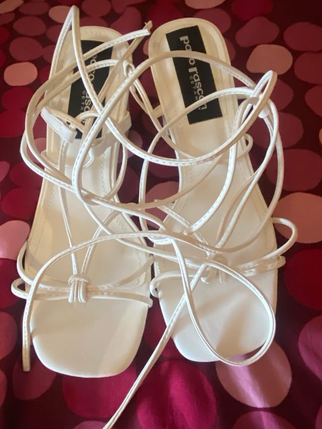 Sandalias Paco Rascón blanca