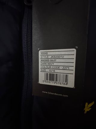 Chaleco Lyle & Scott Azul