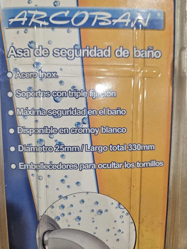 Asa de seguridad para baño