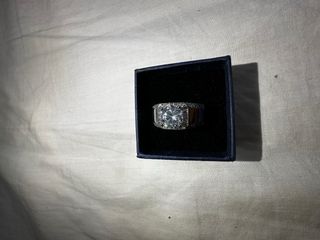 Anillo Moissanita Plata 925