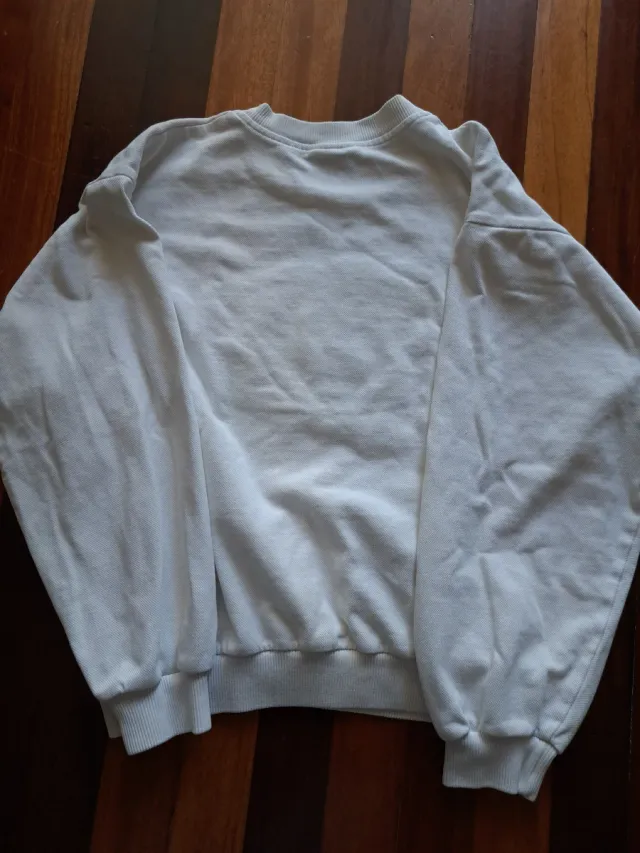 Sudadera Vintage Lacoste Blanca