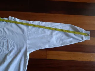 Sudadera Vintage Lacoste Blanca