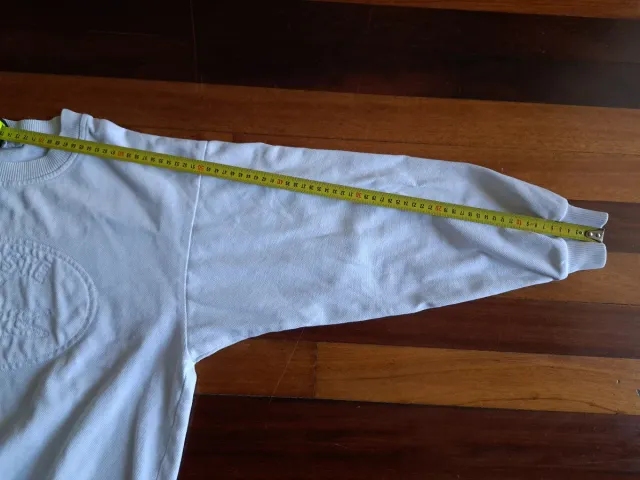 Sudadera Vintage Lacoste Blanca