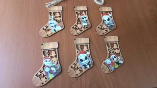 4 set addobbi natalizi Nightmare Before Christmas