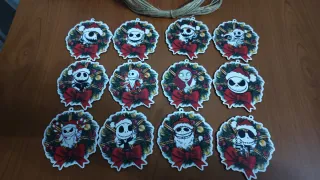 4 set addobbi natalizi Nightmare Before Christmas