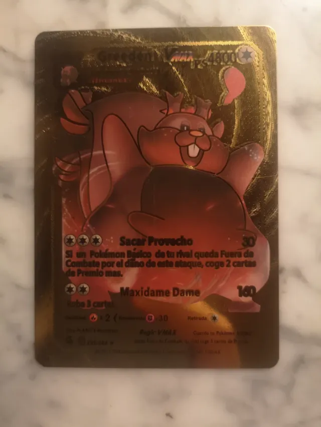 Carta Pokémon Glaceon V Edición Oro