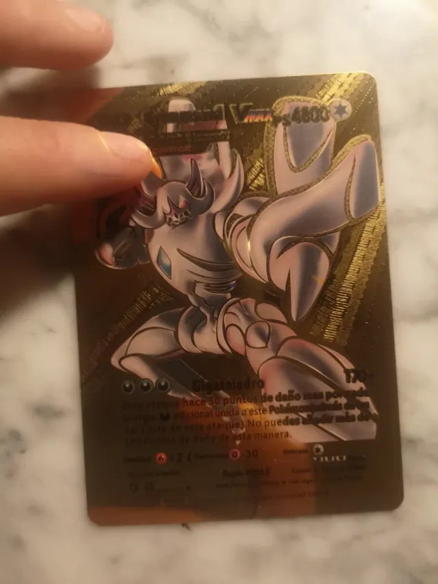 Carta Pokémon Glaceon V Edición Oro