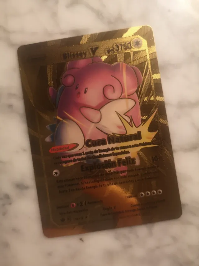 Carta Pokémon Glaceon V Edición Oro
