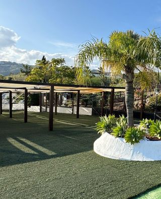 Césped artificial reciclado alta calidad