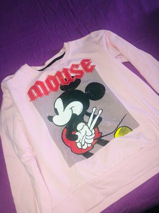 Sudadera rosa Mickey Mouse