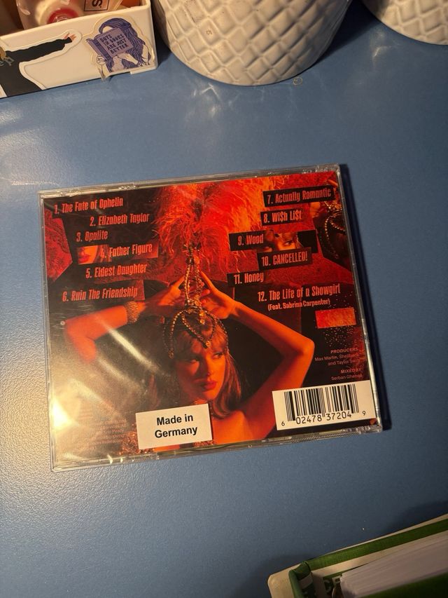 CD The Life of a Showgirl Taylor Swift