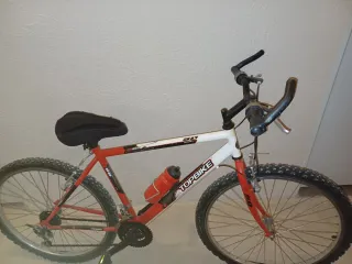 Bicicleta TOPBIKE 50 Roja y Blanca