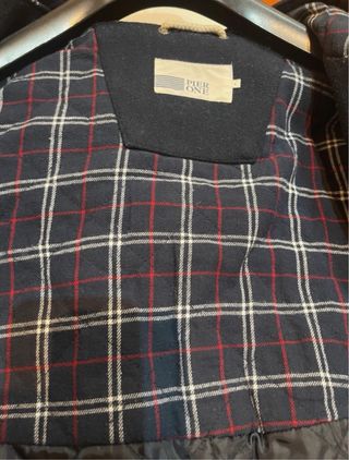 Abrigo largo invierno azul