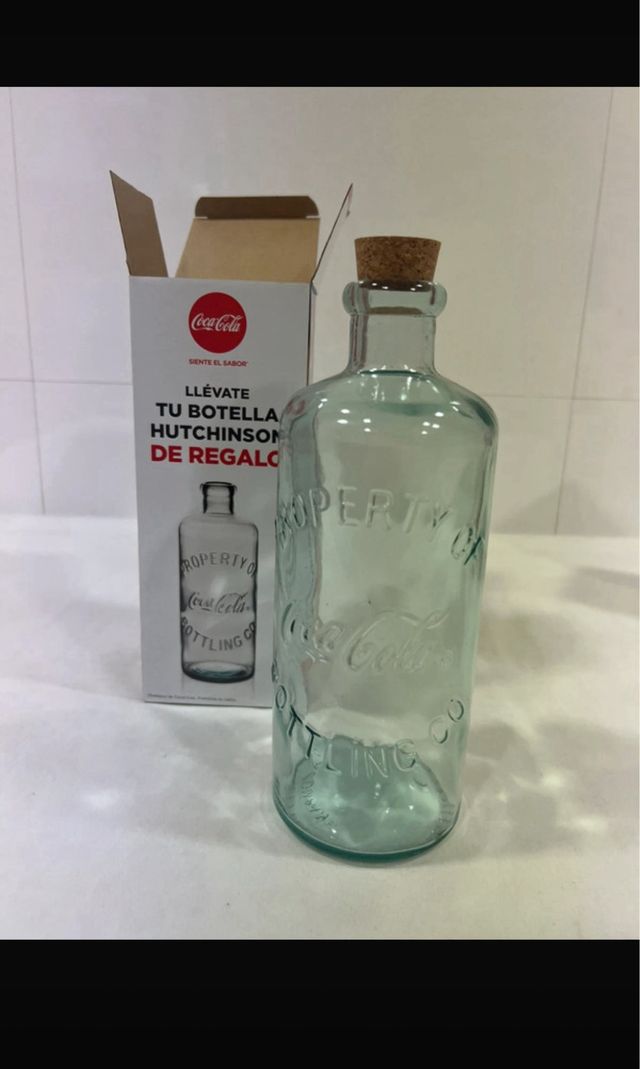 Lote Coca Cola: 2 Camiones y Botella Hutchinson