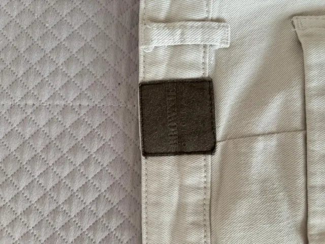 Pantalón  beige Brownie recto efecto campana