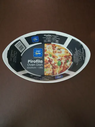 Pirofila Euro Spin Vetro Opale 32x20cm