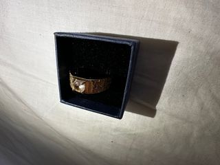 Anillo Moissanita Dorado