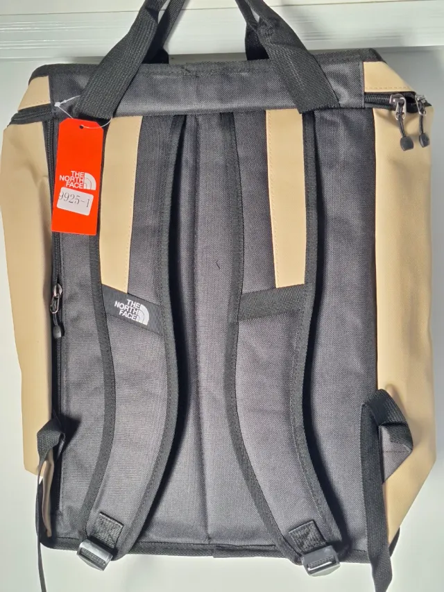 Mochila The North Face Beige y Negra