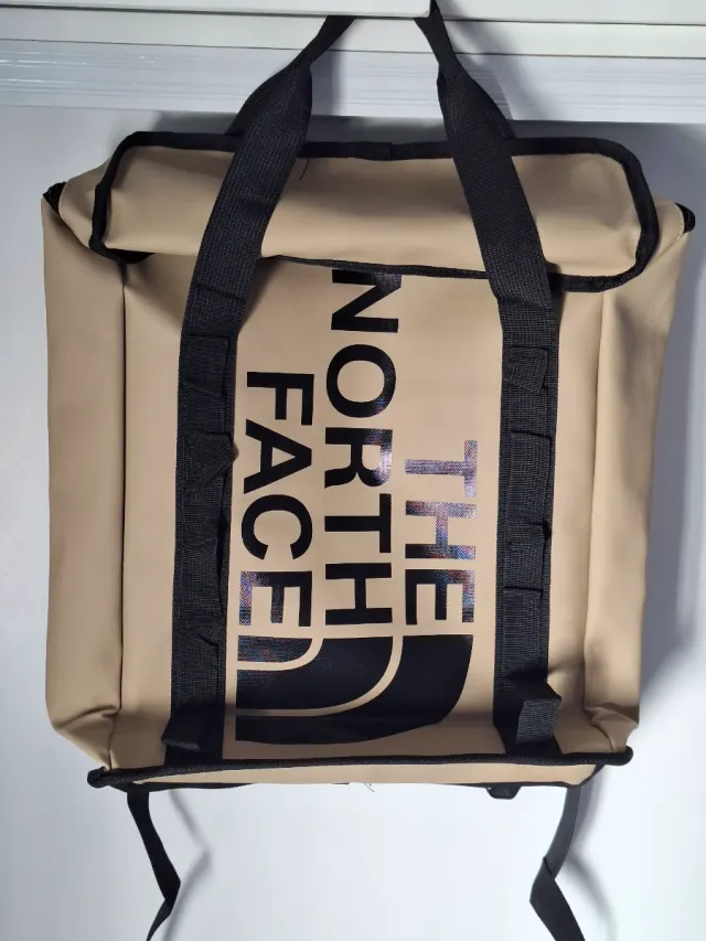 Mochila The North Face Beige y Negra