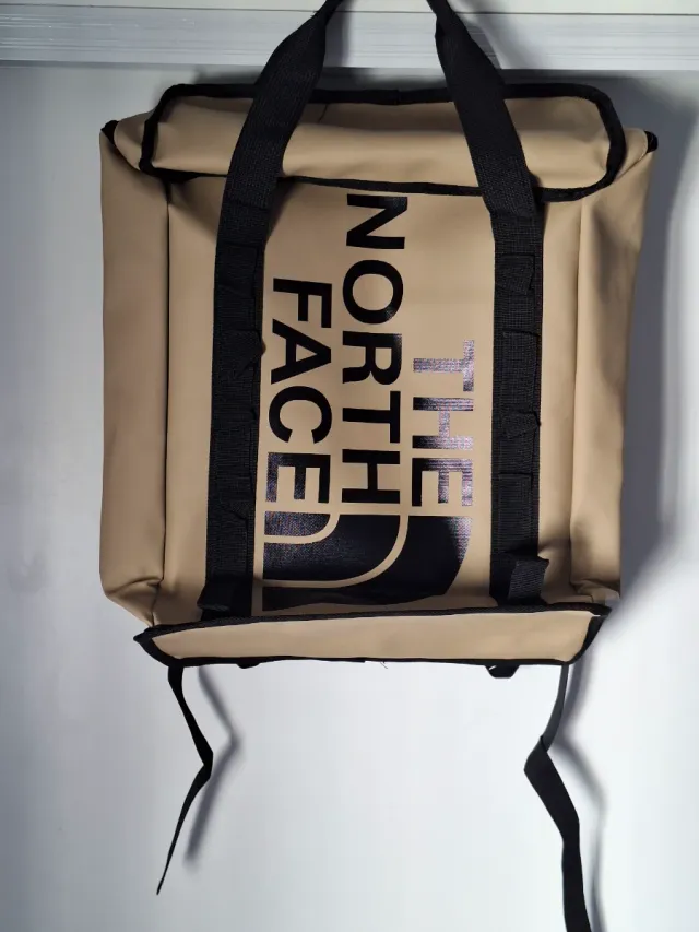 Mochila The North Face Beige y Negra